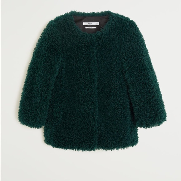 ⚡️MOVING SALE ⚡️ Mango Fur bouclé coat ⚡️MOVING SALE ⚡️ - Picture 8 of 10